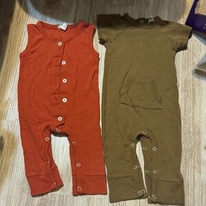 kate quinn Red and Brown/green Kids Jumpsuits